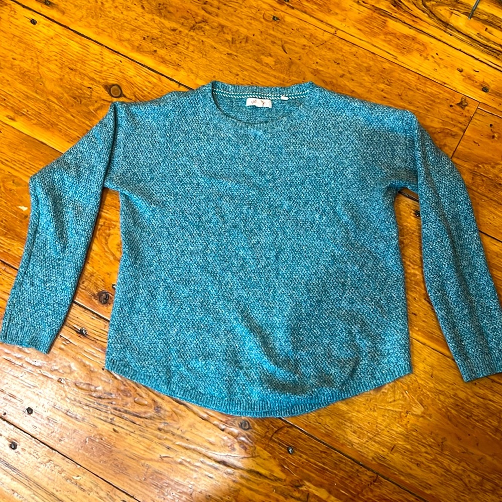 Teal FATFACE sweater perfect light sweater for a cool summers day